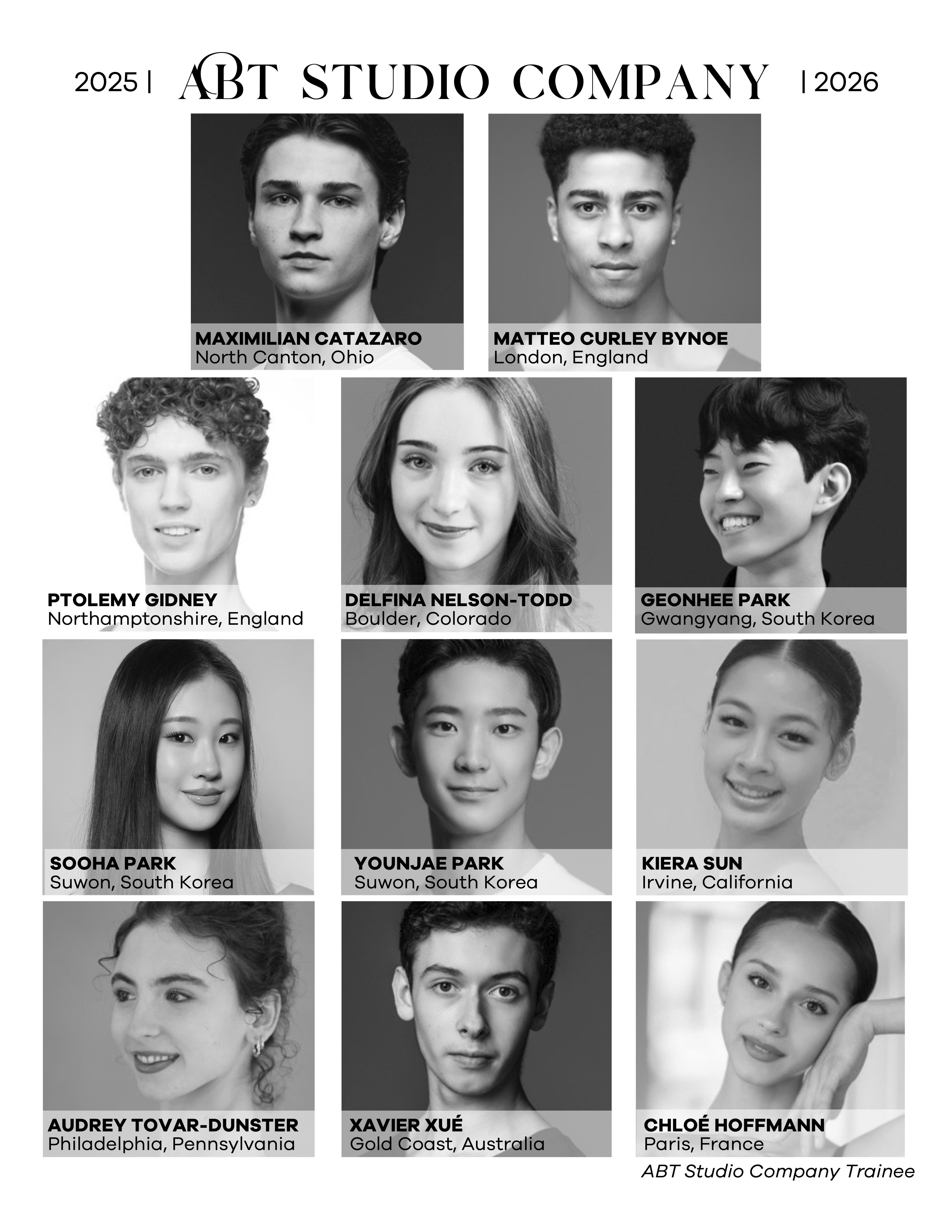 Spring 2026 ABT Studio Company - March 2026 tour