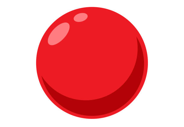 image of red cartoon clown nose