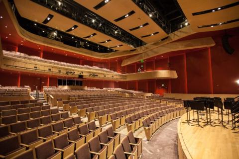 Shockley-Zalabak Theater interior at the Ent Center for the Arts at UCCS, Colorado Springs