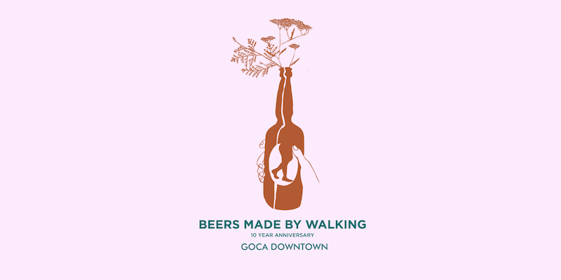 Beers made by walking poster