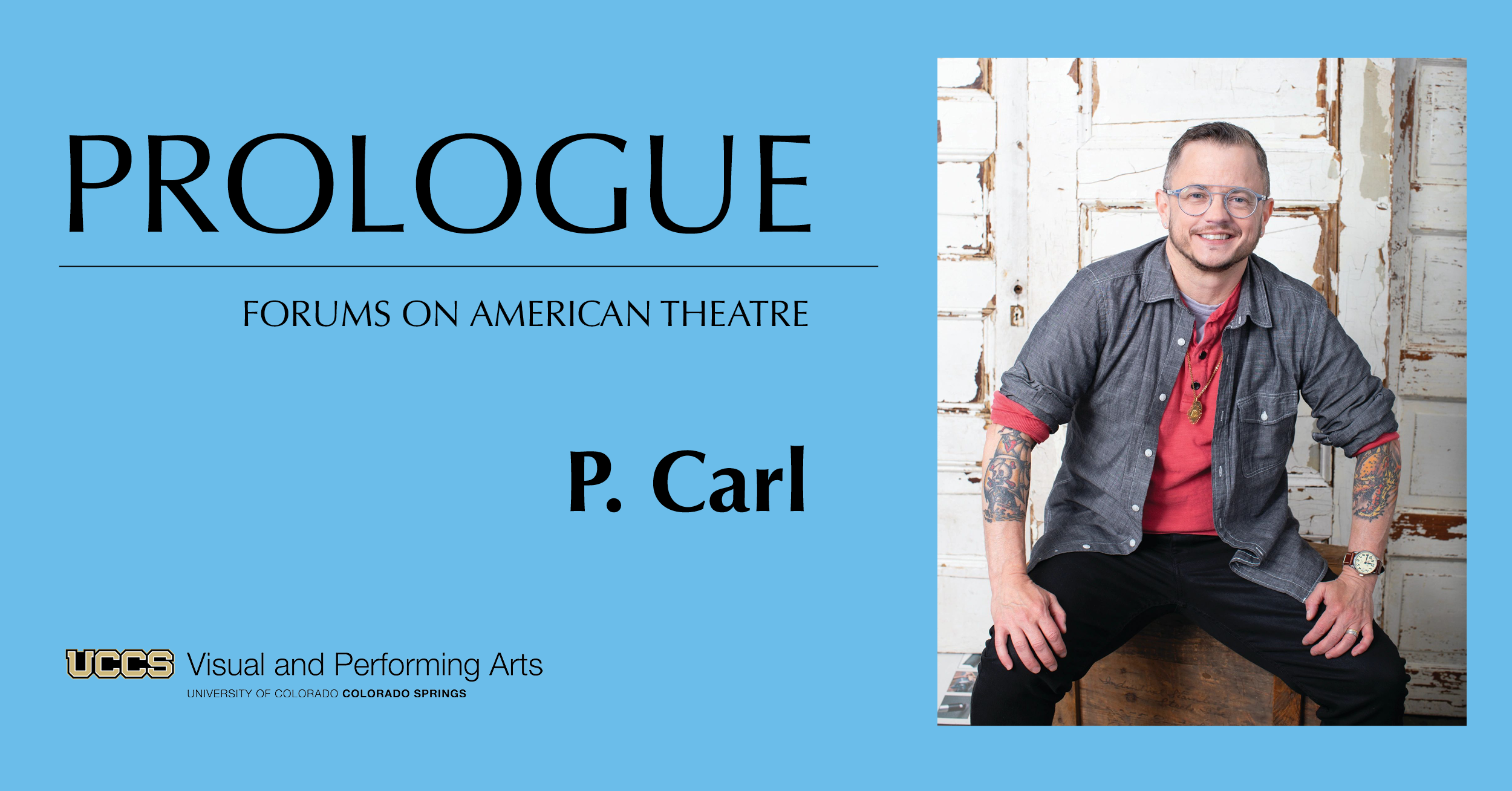 Prologue logo with P. Carl