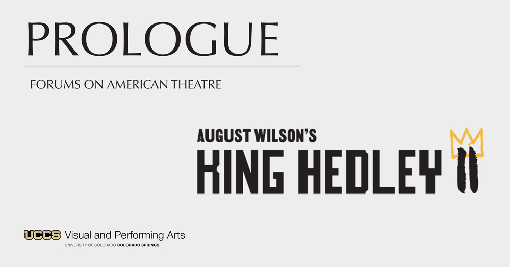 prologue event details with king hedley ii wordmark