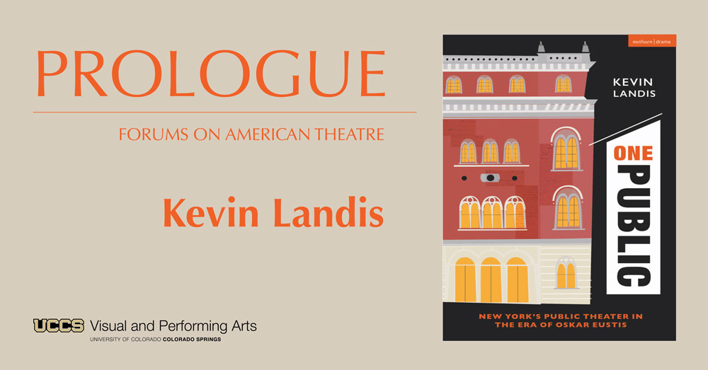 prologue event details with image of kevin landis' book "one public"